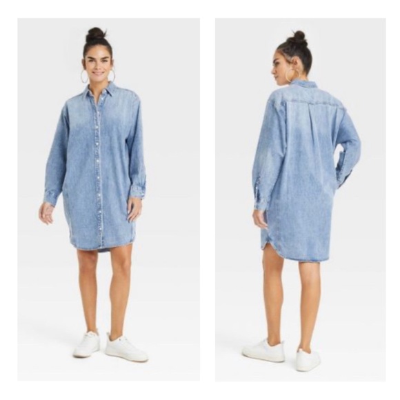 Universal Thread Dresses & Skirts - NWOT UNIVERSAL THREAD Denim Dress with Pockets Large/X-Large